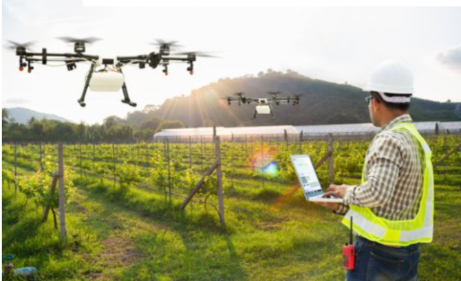 Drones in agriculture