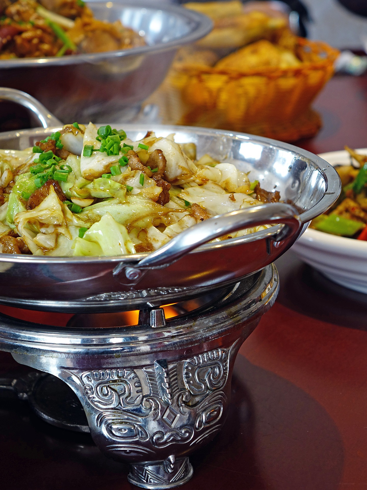 Mustard cabbage stir-fried.