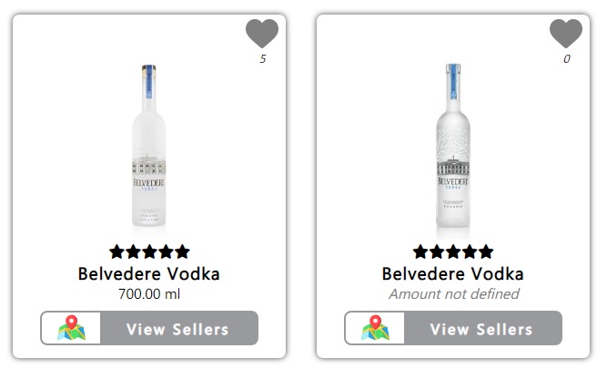Belvedere Vodka im Food Index