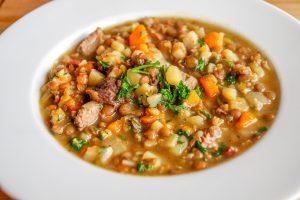 mixed lentil soup