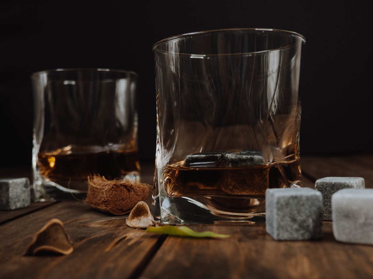 Rum in a glass