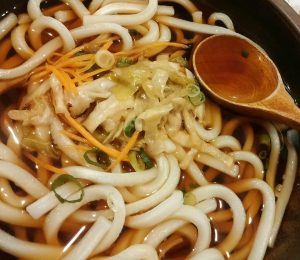 Cooked Udon Noodles