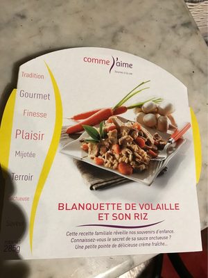 Chicken Blanquette with Rice (Blanquette de Volaille et son Riz) - 0000000274722