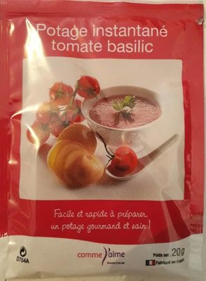 potage instantané tomate basilic
