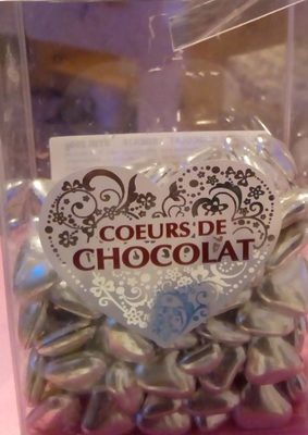 Dragé Coeurs de chocolat argenté