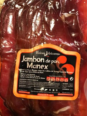 Jambon de porc Manex