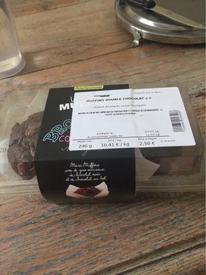 Muffin double chocolat - 0000672016408