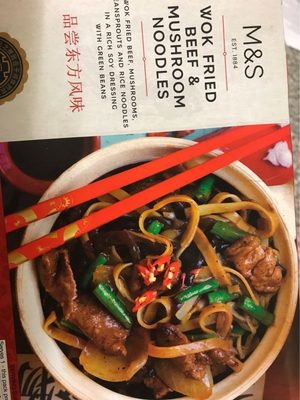 Wok Fried Beef & Mushroom Noodles - 00020923