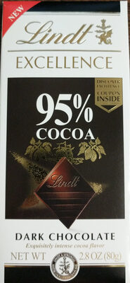 Excellence cocoa dark chocolate bar - 0009542034870