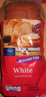 Round top white enriched bread - 0011110001207