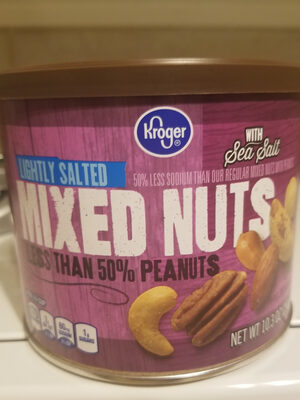 Lightly salted mixed nuts - 0011110008633