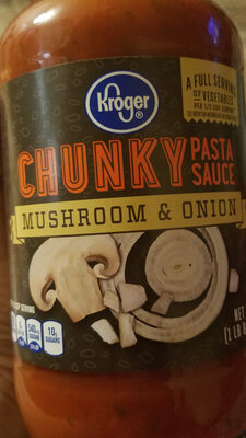 Pasta Sauce, Chunky Mushroom & Onion - 0011110014498