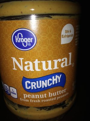 Kroger, crunchy peanut butter - 0011110016508