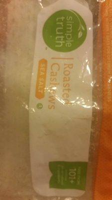 Simple truth, roasted cashews, sea salt - 0011110024732
