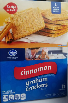 Kroger, graham crackers, cinnamon - 0011110091307