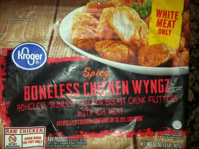 Boneless chicken wyngz - 0011110200181