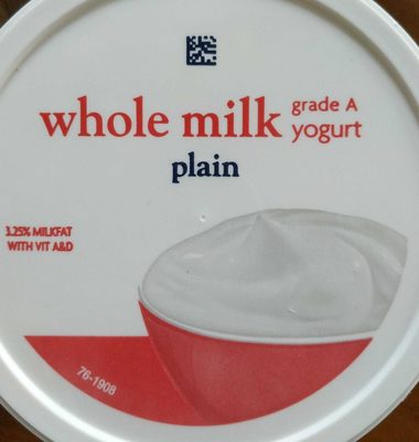 Plain Whole Fat Yogurt - 0011110505866