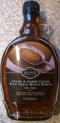 Grade A Amber Color Rich Taste Maple Syrup - 0011110803252