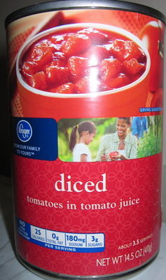 Diced tomatoes in tomato juice - 0011110815330
