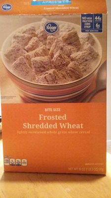 Frosted shredded wheat bite size cereal - 0011110853509