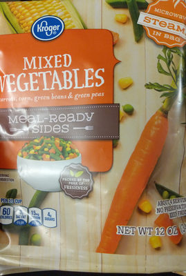 Kroger, mixed vegetables - 0011110897350