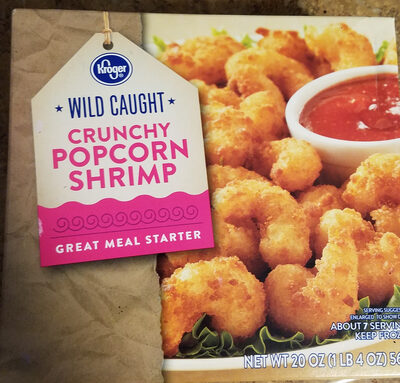 Kroger, crunchy popcorn shrimp - 0011110963529