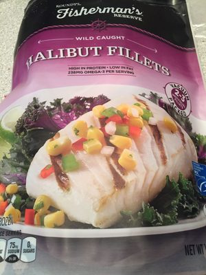 Roundy's, fisherman's reserve, wild caught halibut fillets - 0011150572392