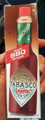 Tabasco goût BBQ - 0011210607729