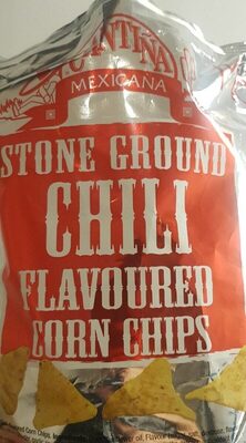 Cantiña Mexicana - Stone Ground Chili Flavoured Corn Chips - 0011395645028