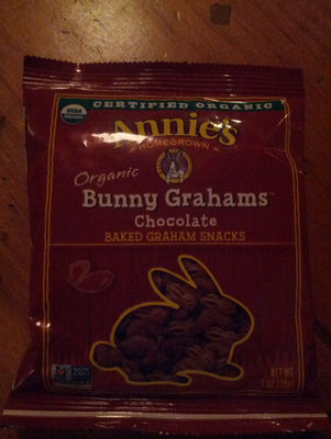 Annie's Organic Chocolate Bunny Grahams - 0013562302475