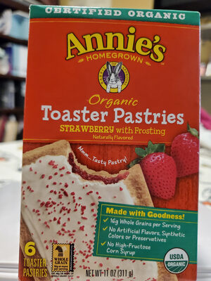 Organic Toaster Pastries With Frosting - 0013562493043