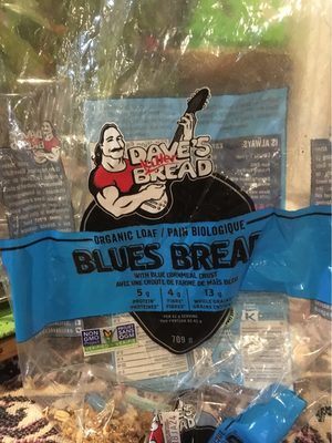 Dave's killer bread, blues bread, cornmeal crust - 0013764027015