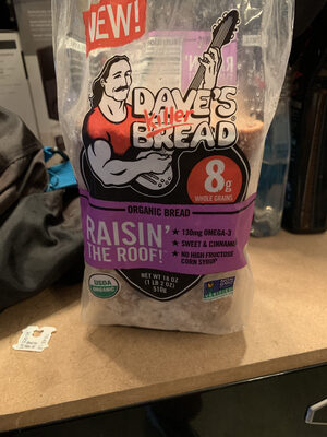 Organic bread, raisin' the roof! - 0013764028067
