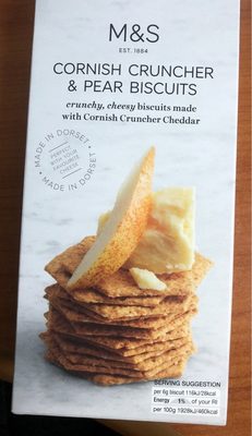 Cornish cruncher and pear biscuits - 00137829