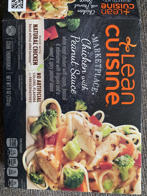 Lean cuisine, chicken with peanut sauce - 0013800101549