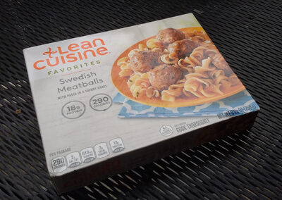 Swedish meatballs with pasta in a savory gravy, swedish meatballs - 0013800188076