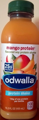 mango protein flavored soy protein shake