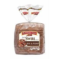 Deli swirl jewish rye & pumpernickel bread, deli swirl - 0014100070092