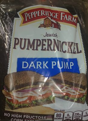 Pumpernickel bread, dark pump - 0014100071198