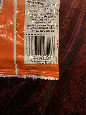 Pepperidge farm crackers - 0014100075233