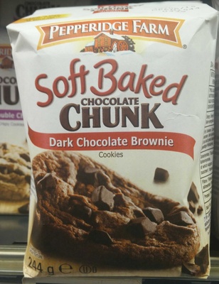 Soft Baked Chocolate Chunk Dark Chocolat Brownie - 0014100097037