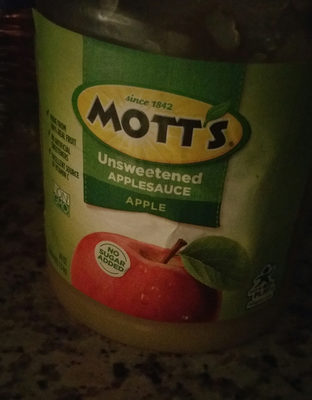 Unsweetened applesauce, apple - 0014800001846