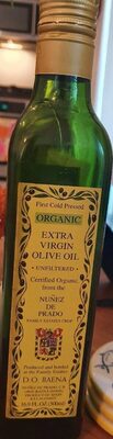 Nunez De Prado Olive Oil - Extra Virgin - Case Of 12 - 500 Ml - 0015532900018