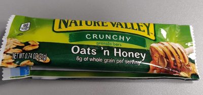 Nature Valley Crunchy Granola Bars Oats 'N Honey 0.74oz - 0016000115828