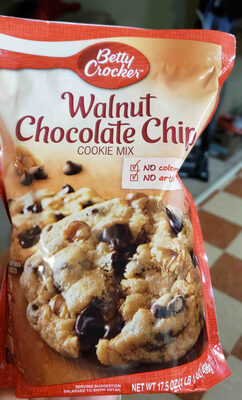Betty Crocker Walnut Chocolate Chip Cookie Mix - 0016000139008