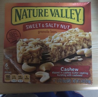 Nature Valley Sweet & Salty Nut Cashew Granola Bars - 0016000168930
