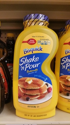 Bisquick Shake 'N Pour Buttermilk Pancake Mix - 0016000194281
