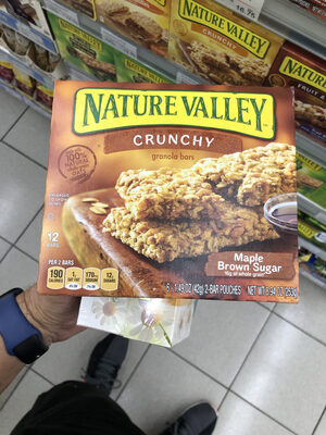 Nature Valley Crunchy Maple Brown Sugar Granola Bars - 6 CT - 0016000265905