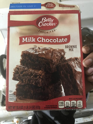 Betty Crocker Milk Chocolate Brownie Mix Family Size - 0016000430587