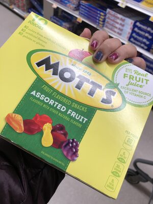 Mott's Assorted Fruit Flavored Snacks 10 Count - 0016000431645